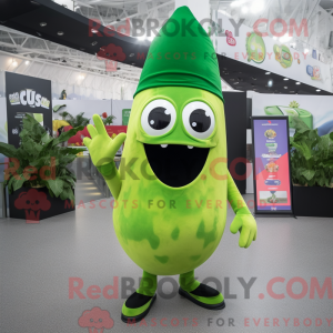 Lime Green Ceviche mascot...