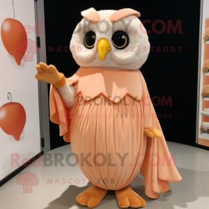 Peach Owl mascotte kostuum...