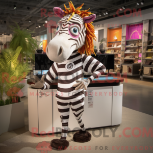 Postava maskota Rust Zebra...