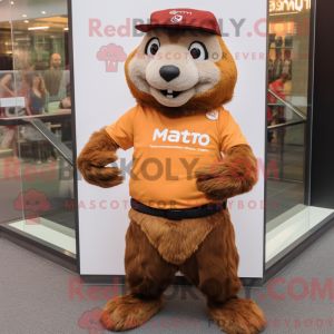 Postava maskota Rust Marmot...