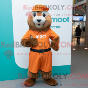 Rust Murmeltier Maskottchen...