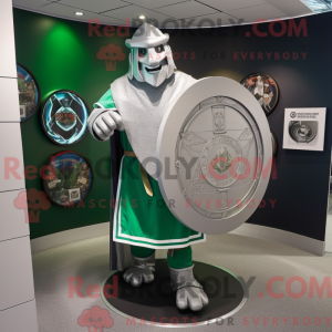 Silver Celtic Shield maskot...