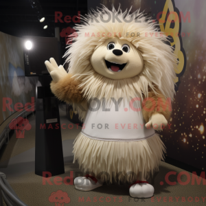 Creme Porcupine maskot...