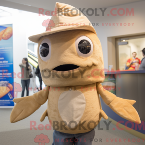 Tan Fish Tacos mascot...