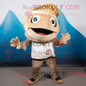 Tan Fish Tacos mascot...