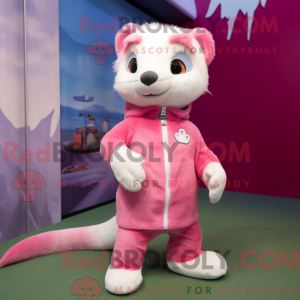 Maskottchenkostüm Rosa...