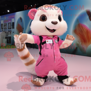 Maskottchenkostüm Rosa...