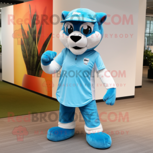 Sky Blue Puma mascotte...