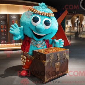 Figura de máscara de dragão...