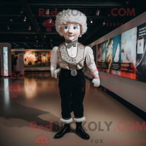 Sølv irsk danser maskot...