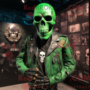 Forest Green Skull...
