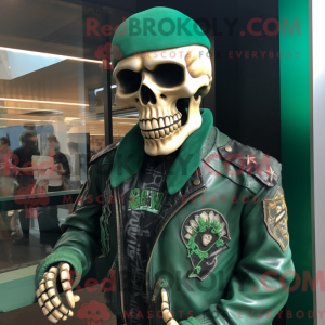 Forest Green Skull...