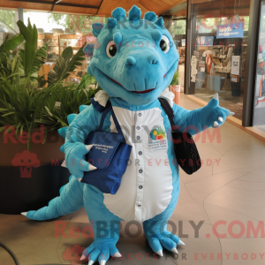 Cyan Ankylosaurus...