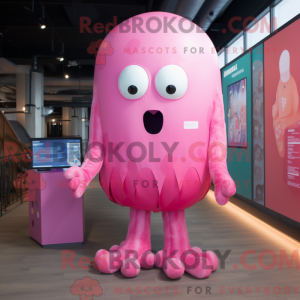 Pink vandmænd maskot...