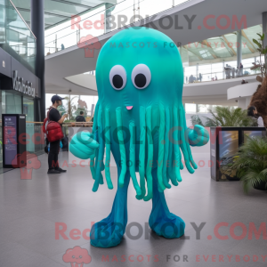 Personaggio mascotte medusa...