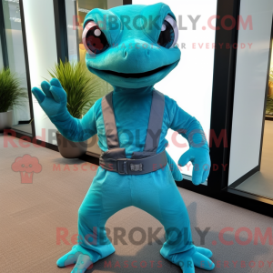 Blågrønn Geckos máscara de...