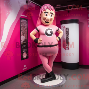 Pink Guinness maskot...