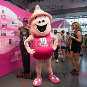 Pink Guinness maskot...