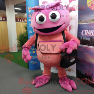 Pink Crab Cakes maskot...