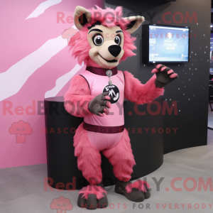 Maskottchenkostüm Rosa...