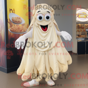 Maskottchenkostüm Creme...