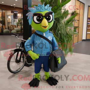 Postava maskota Lime Green...