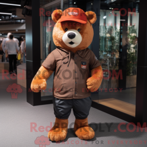Rust Bear mascottekostuum...