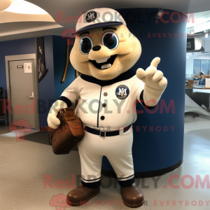 Navy Baseball Glove mascot...
