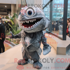 Costume mascotte de Piranha...