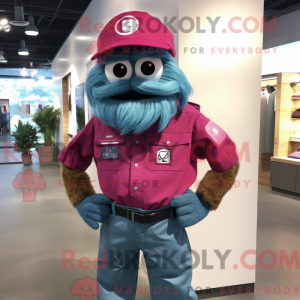Magenta Marine Recon maskot...