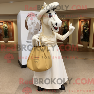 Tan Horseshoe mascot...