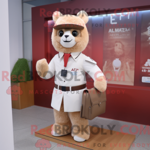 Alpaca maskot kostume...