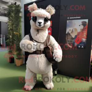 Alpaca maskot kostume...