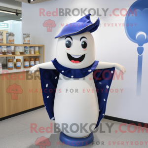 Navy Bottle Of Milk maskot...