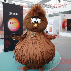 Disfraz de mascota marrón...