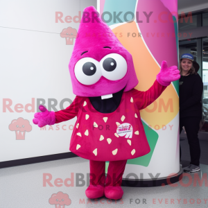 Maskotdraktfigurat Magenta...