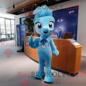 Sky Blue Mare maskot...