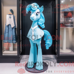 Sky Blue Mare maskot...