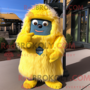 Costume de mascotte de yéti...