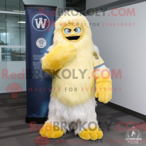 Costume de mascotte de yéti...
