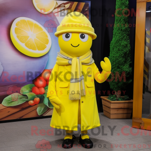 Costume mascotte de citron...