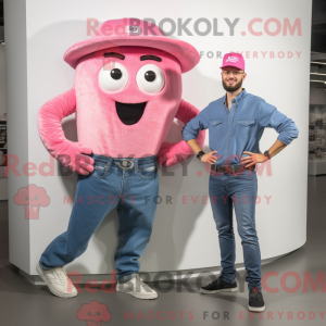 Rosa armbåndsur maskot...