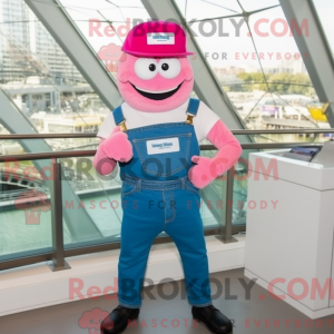Rosa armbåndsur maskot...