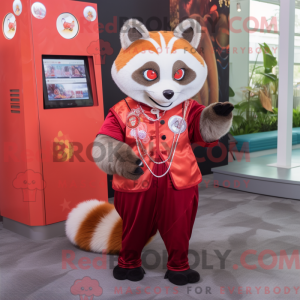 Figura de máscara de panda...