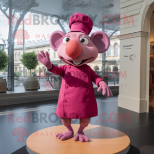 Pink Ratatouille maskot...