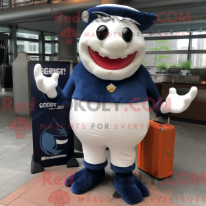 Navy Goulash mascot costume...