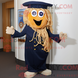 Navy Spaghetti mascot...