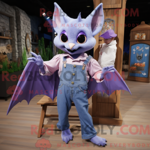 Lavendel flagermus maskot...