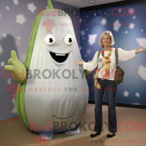 Sølv Zucchini maskot...