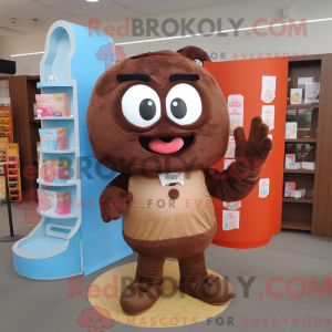 Disfraz de mascota de Brown...